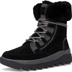 Share Womens (Size 8) Cougar - Betina Black Suede/Faux Fur Winter Boots - New